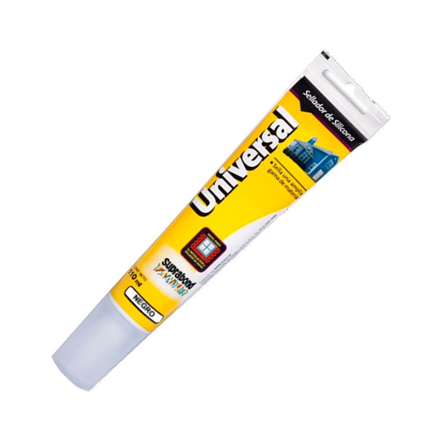 product-371-1700-1 Sellador Silicona Universal 110ml Negro Pomo Suprabond - Imagen 1