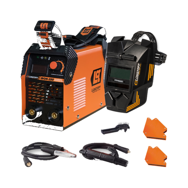 Soldadora Inverter 220V Lusqtoff MEGAIRON-250 KIT
