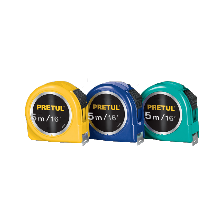product-520-945-1 Flexómetro 3 Colores Cinta Métrica Pretul 21608 - Imagen 1