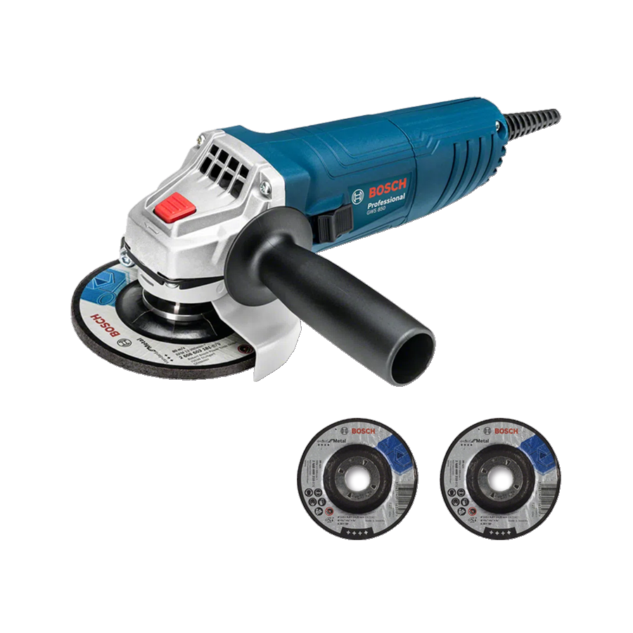 product-565-1029-1 Amoladora Angular 850W 115mm Bosch GWS 850 + 3 Discos - Imagen 1