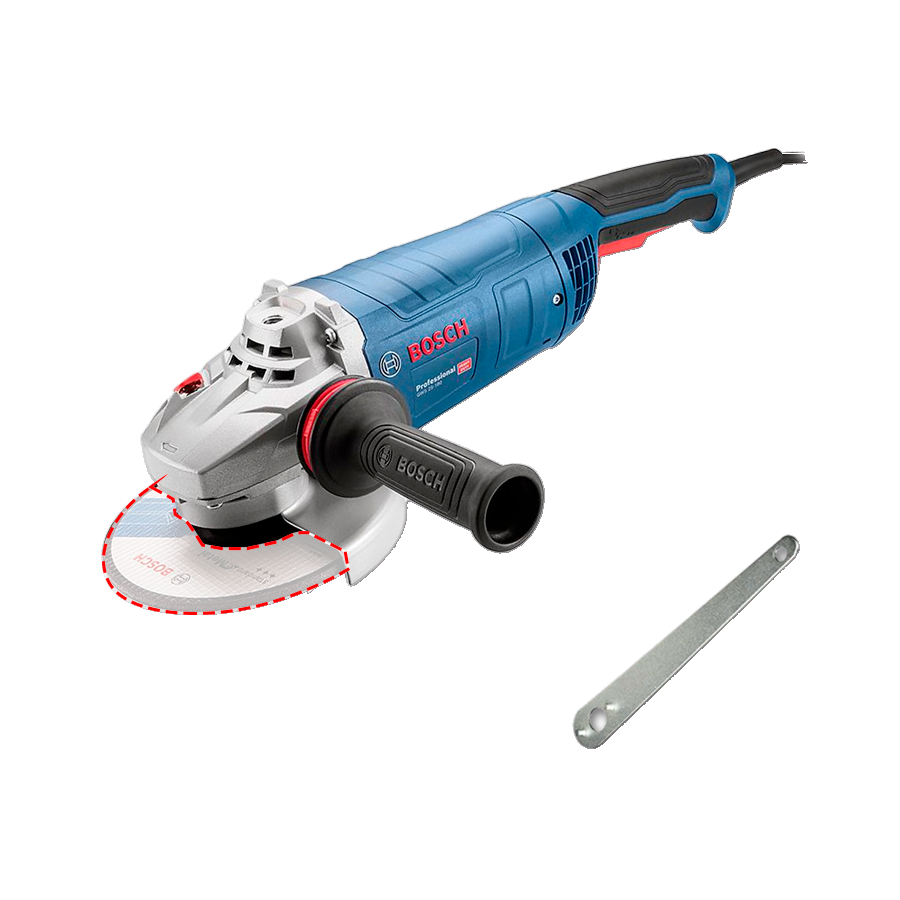product-568-1042-1 Amoladora Angular 2500W 7" Bosch GWS 25-180 DM - Imagen 1