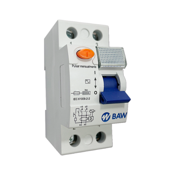 Disyuntor Interruptor Diferencial Bipolar 25A Baw IDE225/030