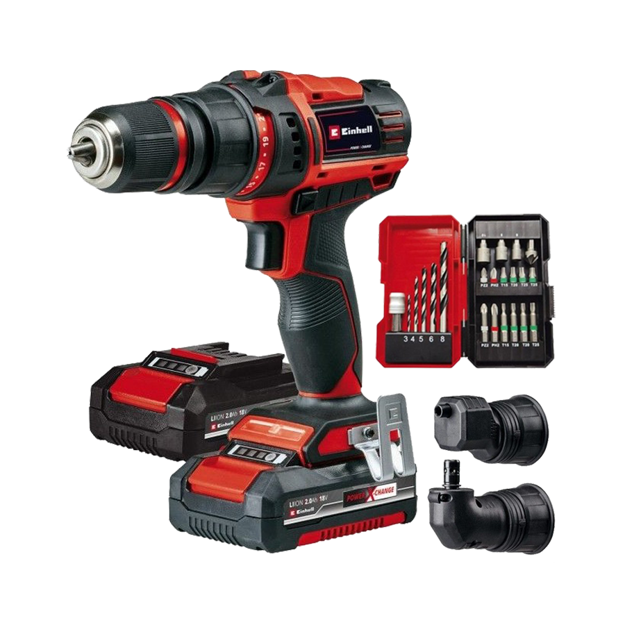 product-796-1502-1 Taladro Inalámbrico en Kit Einhell TE-CD 18/45 3X-Li +22 - Imagen 1