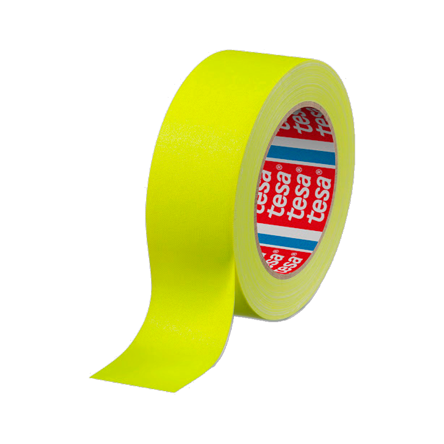 product-878-1616-1 Cinta Gaffer 25mm x 25m Amarillo Fluorescente Tesa - Imagen 1