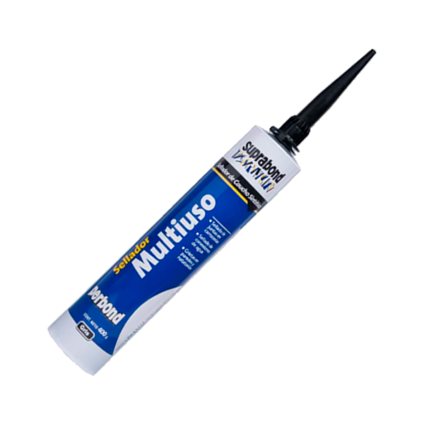 Sellador Multiuso 400g Perbond Gris Cartucho Suprabond
