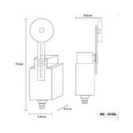 Interruptor Fin De Carrera ME-8108L - Imagen 2