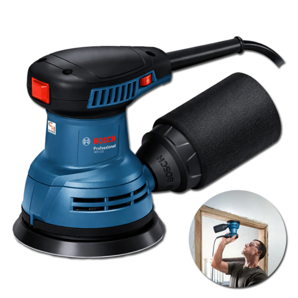 Lijadora Excéntrica 280W Bosch GEX 125
