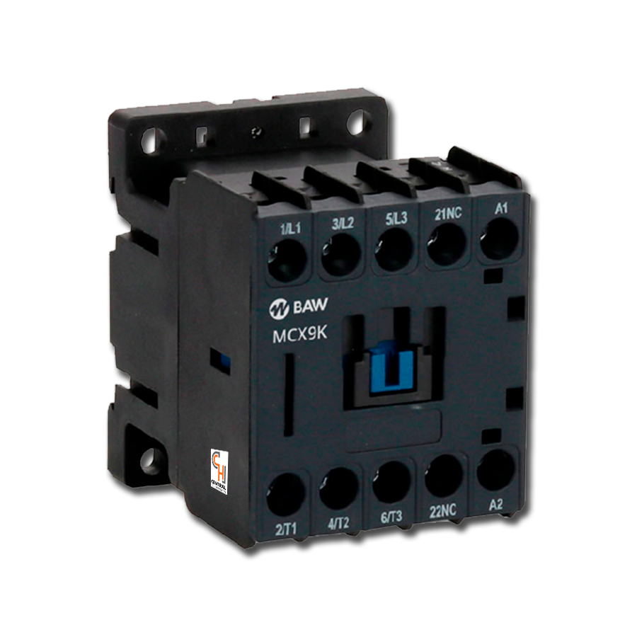 Portada MCX9K9-10N24 web Mini Contactor 3p 9A 1no Bobina MCX9K9-10N24 - Imagen 1