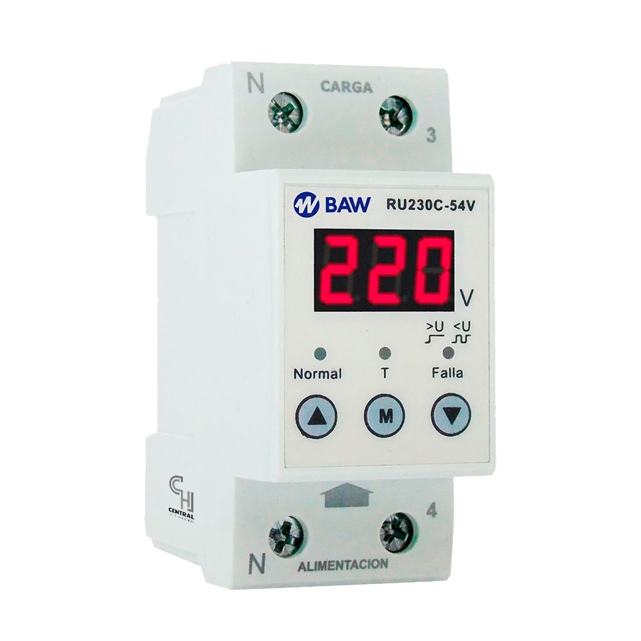 web1 proteccion de tension ru230c-54v web Rele De Protección De Tensión RU230C-54V - Imagen 1