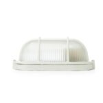 Tortuga Oval Blanca Con Lámpara De 13W Luz Día SICA - Imagen 2