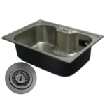 Bacha De Cocina Acero Inoxidable Lusqtoff BCHL60-8
