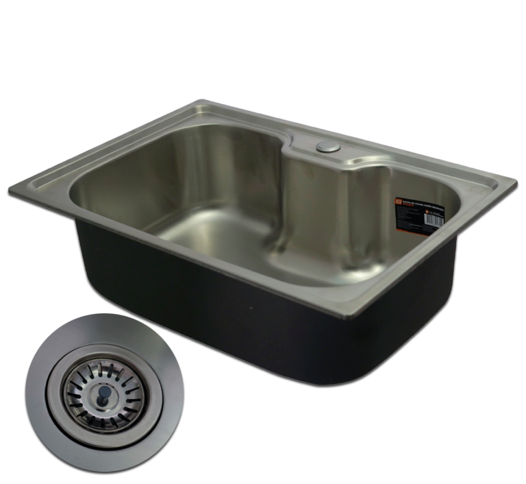 Bacha De Cocina Acero Inoxidable Lusqtoff BCHL60-8