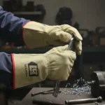 Guantes Para Soldador Común Lusqtoff LGSOL-8 - Imagen 4