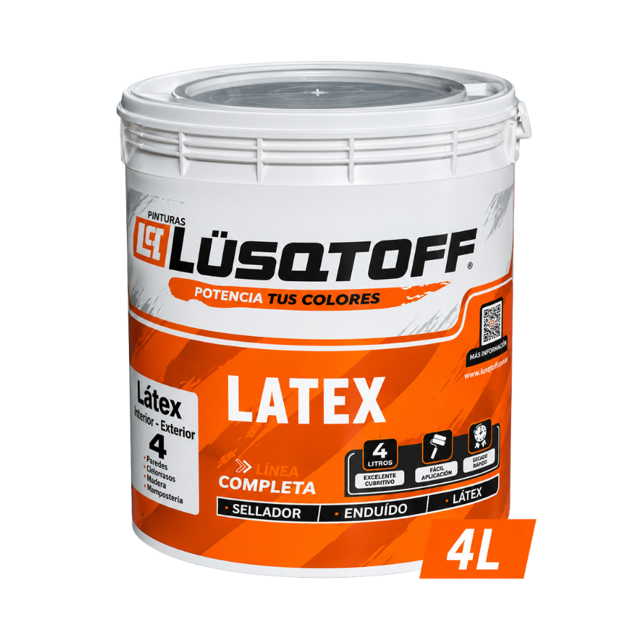LATEX_INT_EXT_LQ_4LTS_LUSQTOFF_LLEXT4-8 Latex Interior - Exterior Lusqtoff LLEXT4-8 - Imagen 1