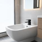 Grifería De Bidet Monocomando Con Transferencia Negro Piazza 10404NE