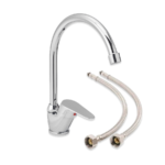 Grifería Monocomando Mesada Pico Alto Hydros Piazza 145411