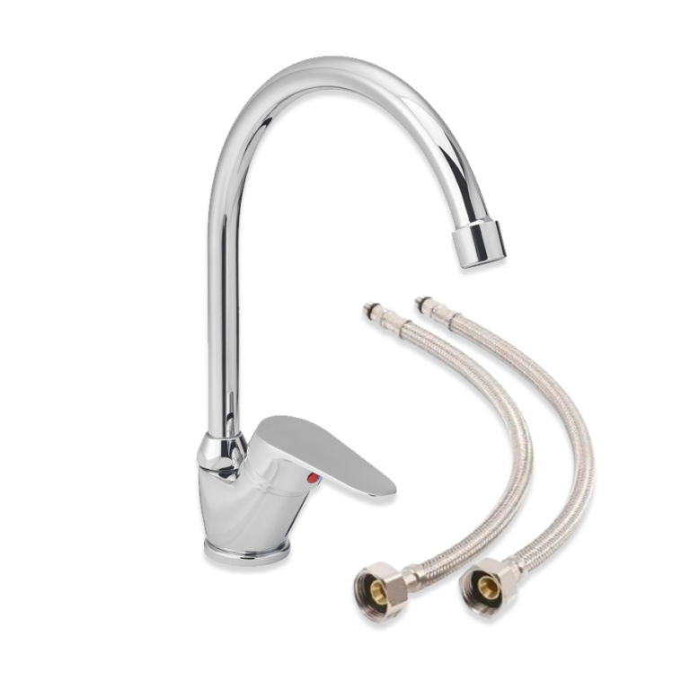 Grifería Monocomando Mesada Pico Alto Hydros Piazza 145411