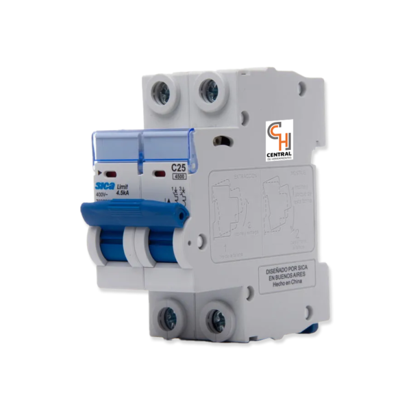 Llave Termomagnetica 25 Amp 4.5 Ka Sica