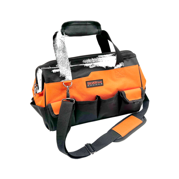 Bolso Porta Herramientas 12 Bolsillos 15" Silver Shadow