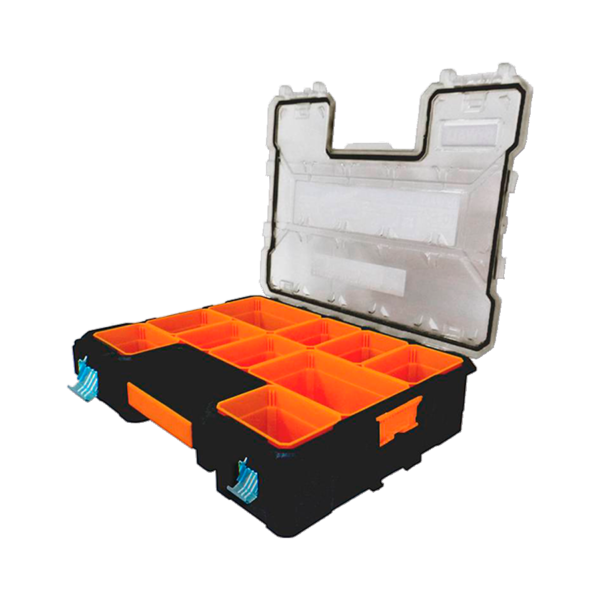 Gavetero Organizador Profesional Apilable 10 Divisiones Silver Shadow