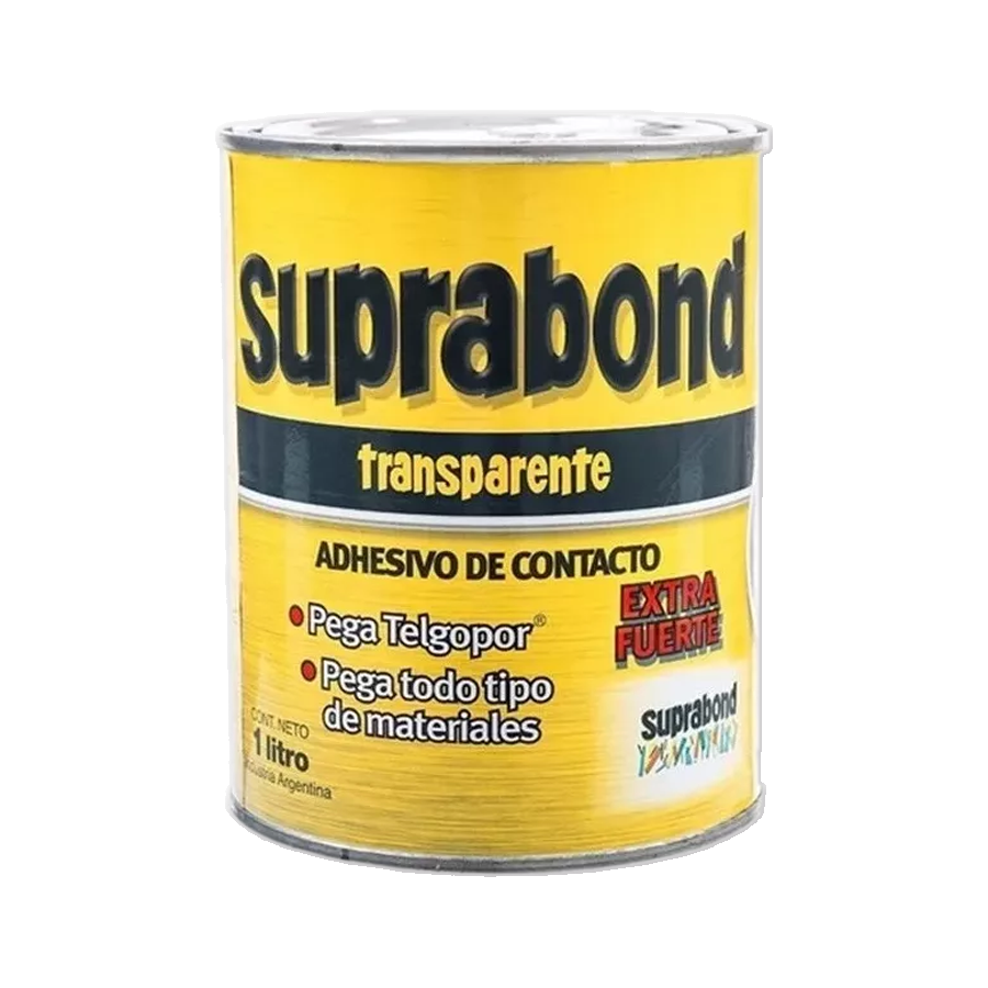 adhesivos-de-contacto-suprabond-sbd-tr-1 Adhesivo de Contacto 1 L Transparente Lata Suprabond