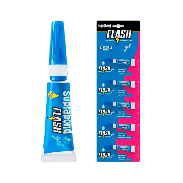 Adhesivo Instantáneo 3g Flash Gel Tira Suprabond