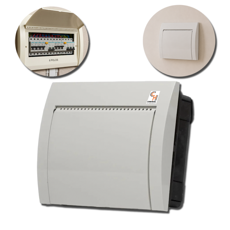 Caja Para Térmicas de Embutir 8 Polos Blanco Sica