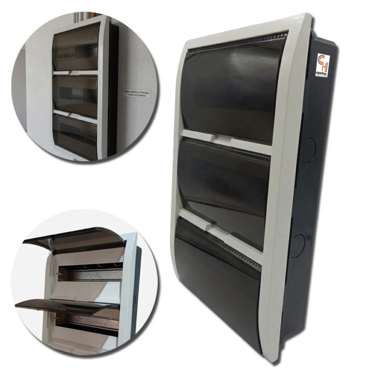 Caja Para Térmicas de Embutir 36 Polos Fumé Sica