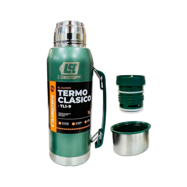 Termo Verde Clásico 1 L Lusqtoff TL1-9