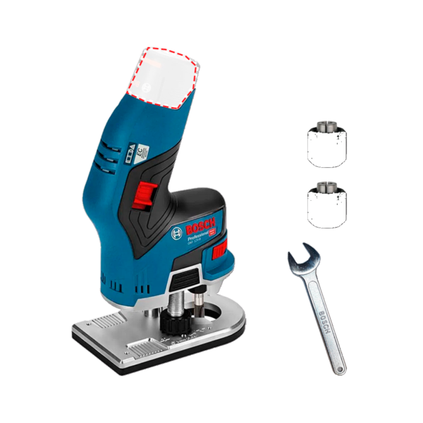 Fresadora Inalámbrica 12V Bosch GKF 12V-8