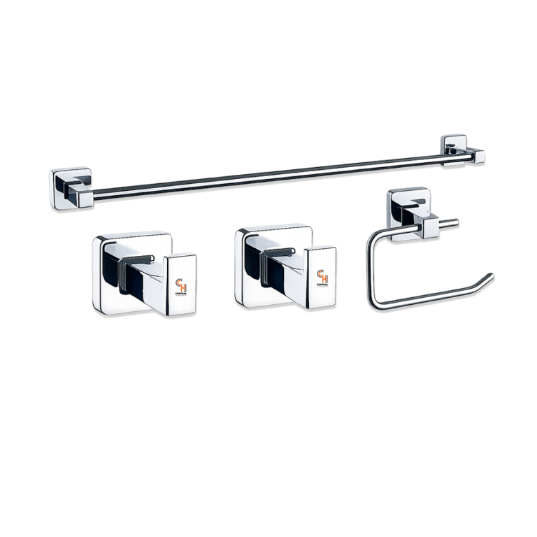 Set De 4 Piezas De Accesorios Para Baño Piazza CUBE