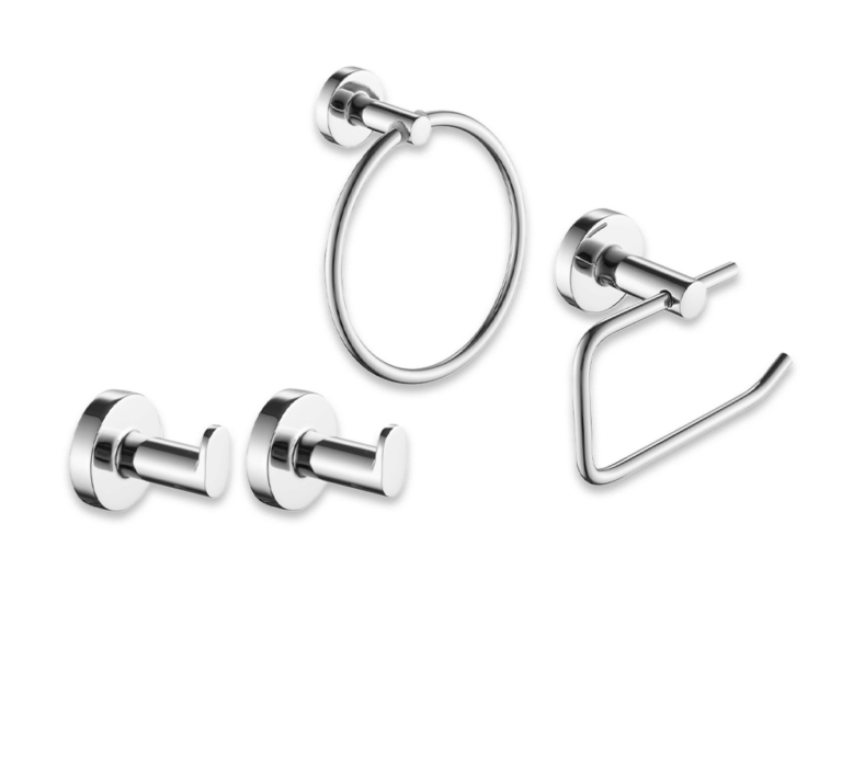 Set De 4 Piezas De Accesorios Para Baño Sensus