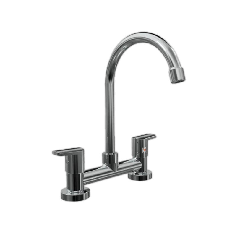 Grifería De Cocina Mesada Cierre Ceramico Piazza Hydros VIVA NOVA