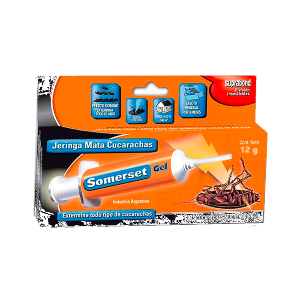 Jeringa Somerset Gel Mata Cucarachas 12g Suprabond
