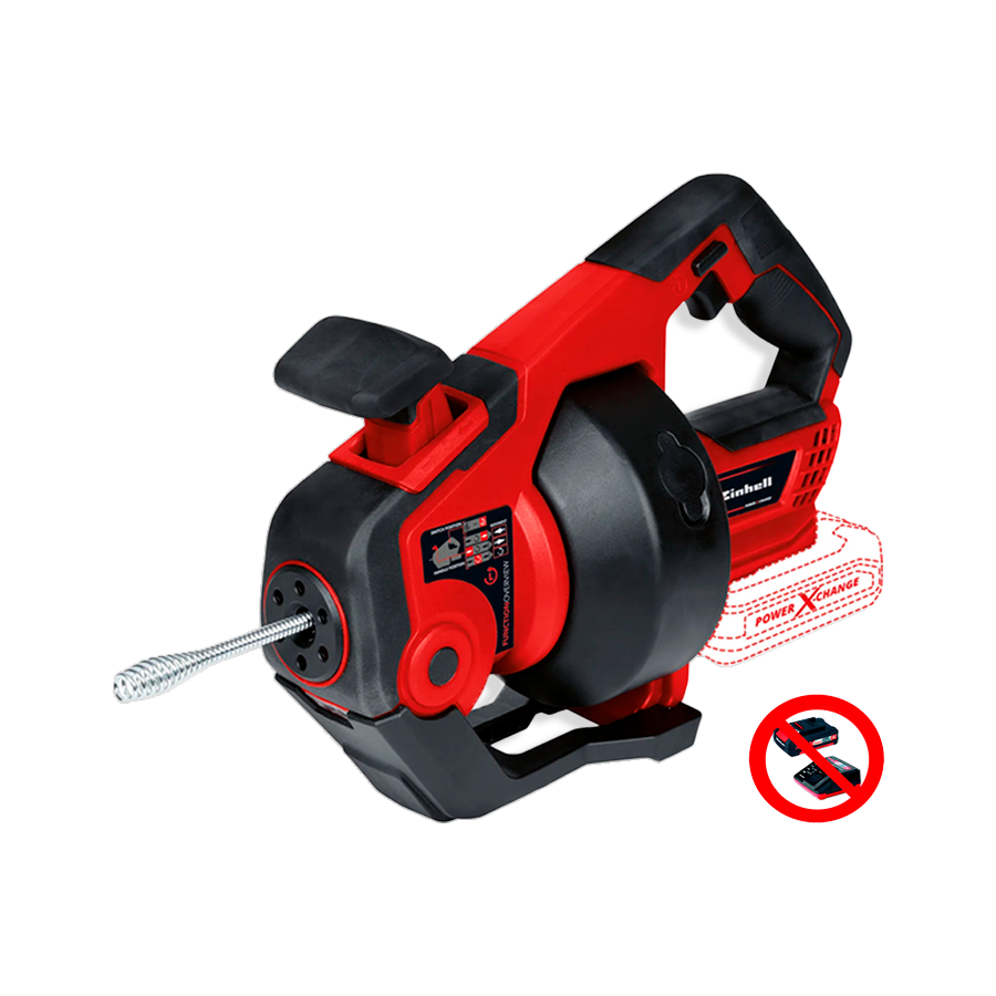 inalambricas-einhell-te-da-18-760-li-solo Limpiador de Cañerías Inalámbrico Einhell TE-DA 18/760 Li Solo - Imagen 1