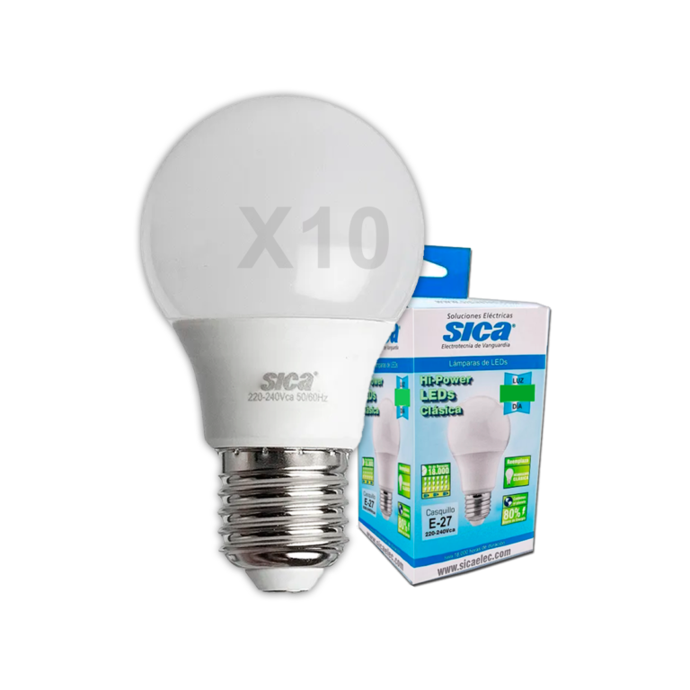 Lámpara LED 15W Clasica Luz Fria Sica