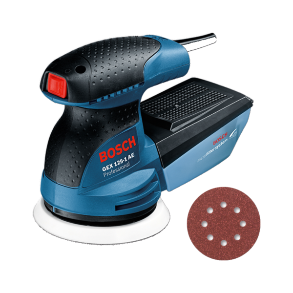 Lijadora Roto Orbital Excéntrica 250W Bosch GEX 125-1 AE