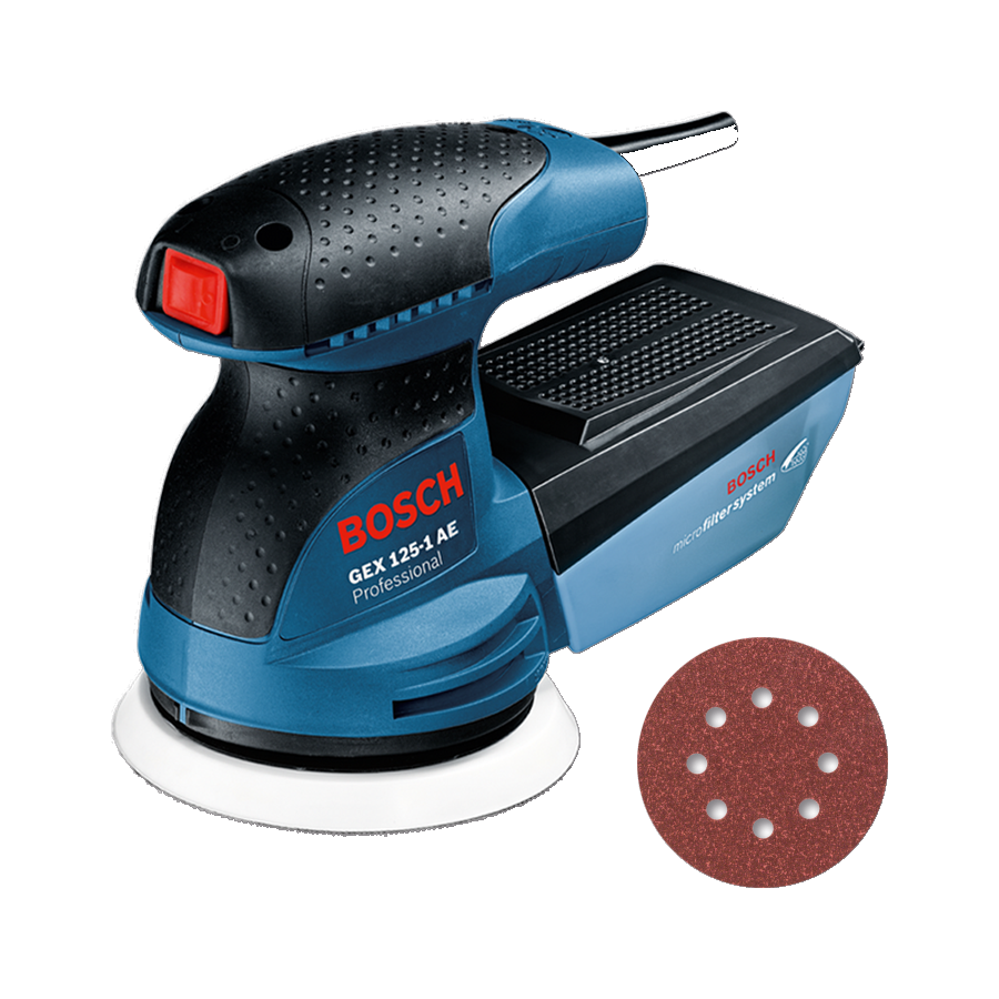 lijadoras-orbital-bosch-gex-125-1-ae Lijadora Roto Orbital Excéntrica 250W Bosch GEX 125-1 AE