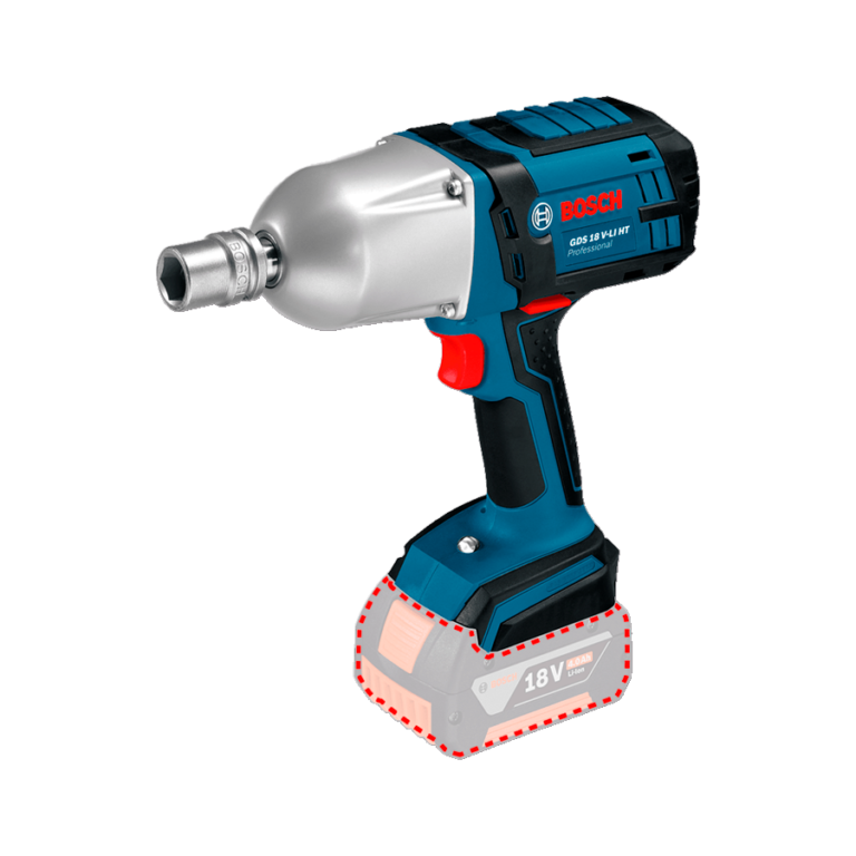 Llave de Impacto 1/2" Inalámbrica 18V Bosch GDS 18V-LI HT