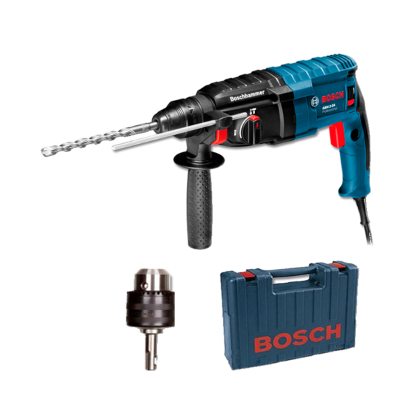 Rotomartillo 820W 2,7J Bosch GBH 2-24 D + Mandril