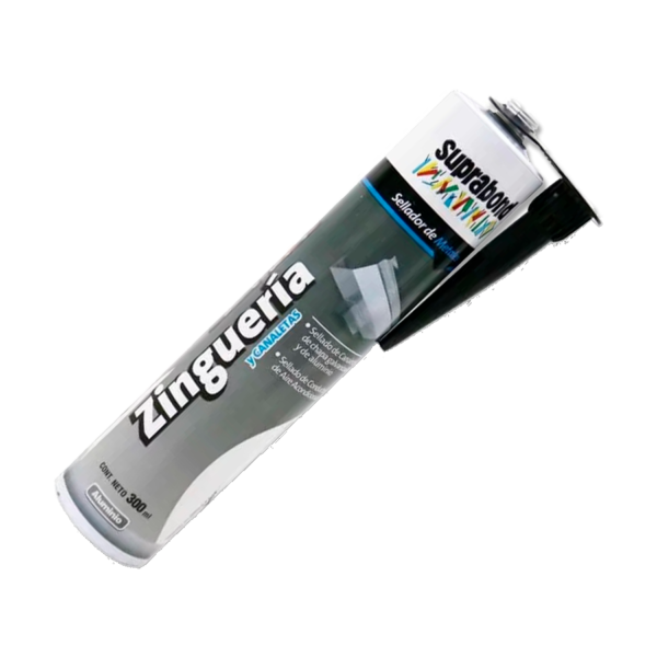Sellador Zinguería y Canaletas 300g Cartucho Suprabond