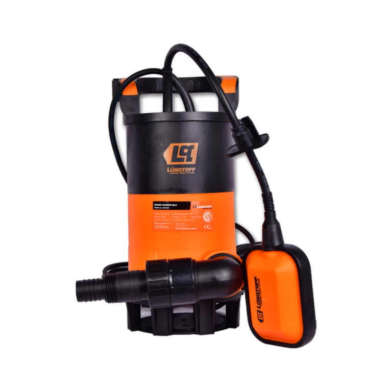 Bomba Sumergible 400W 3 en 1 Lusqtoff LSP-400