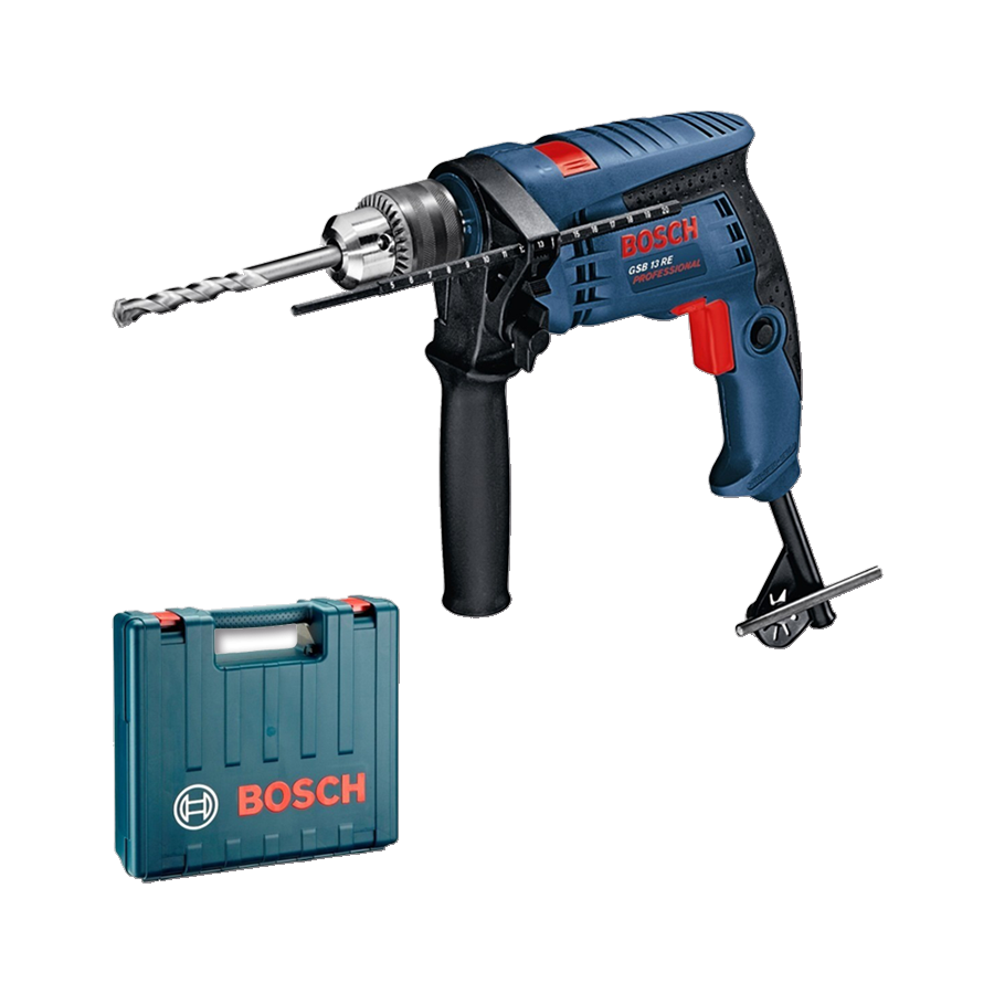 taladros-bosch-gsb-13-re-maletin Taladro de Impacto 750W Bosch GSB 13 RE con Maletín - Image 1