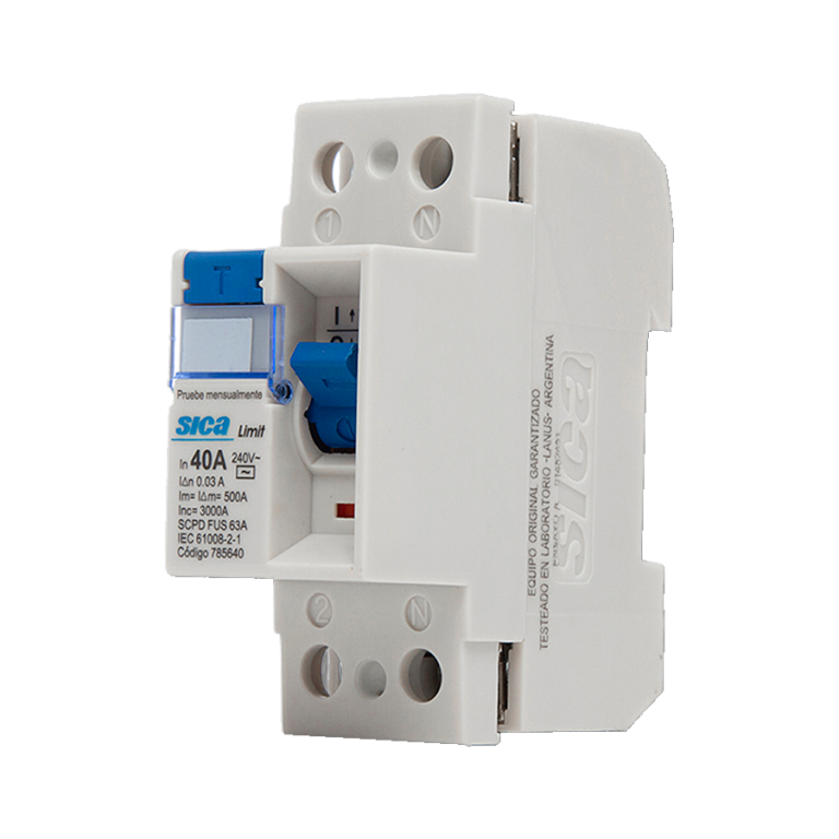 Disyuntor Interruptor Diferencial Bipolar 40Amp Sica