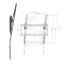 Soporte Fijo De Pared Para TV 32 A 70 Sica - Imagen 4